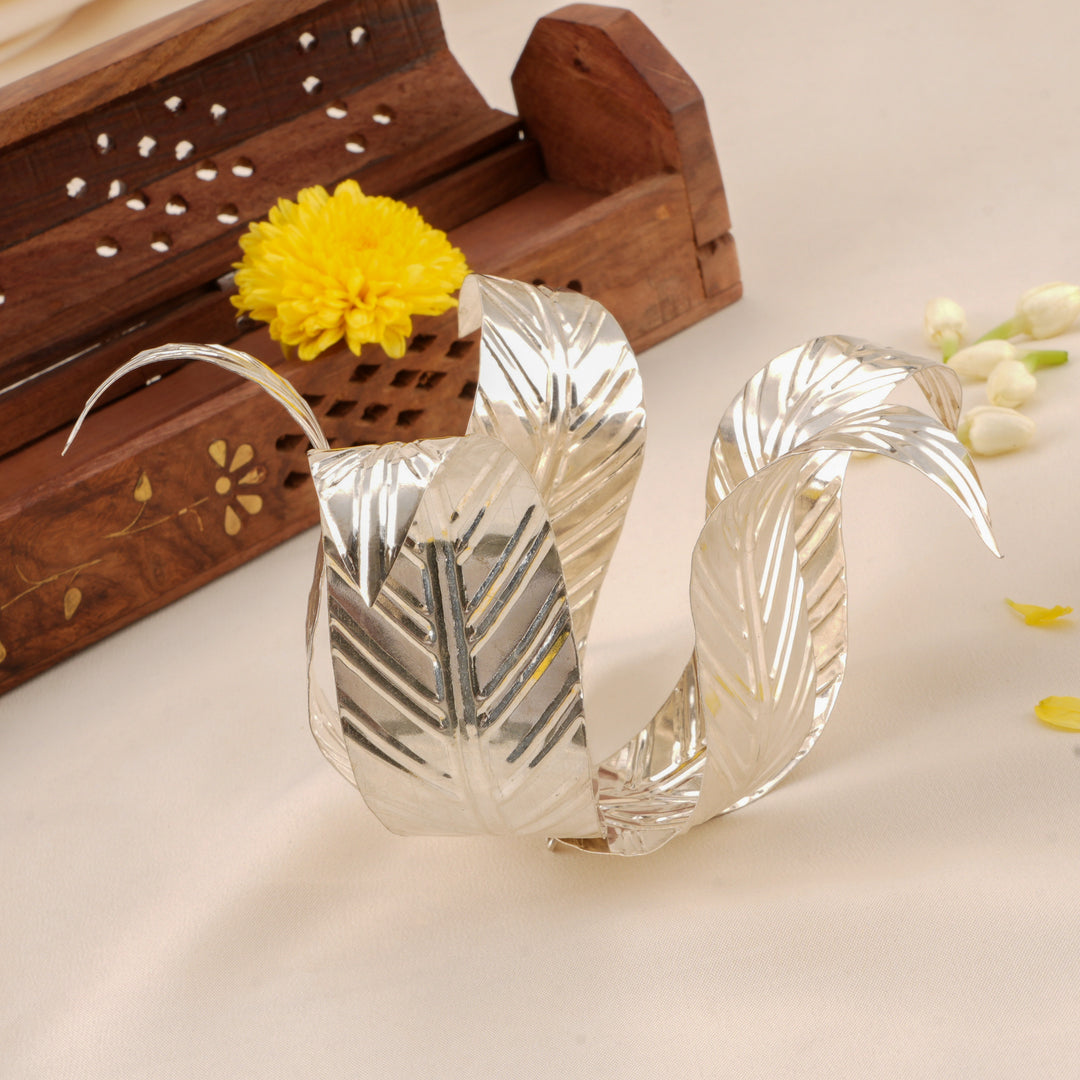 Leaf Shape Silver Kalasam