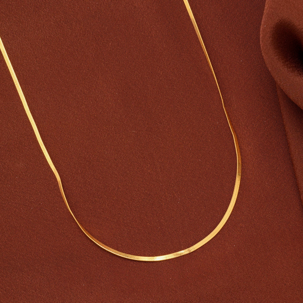 Simple Slim Sleek Gold Chain for Women