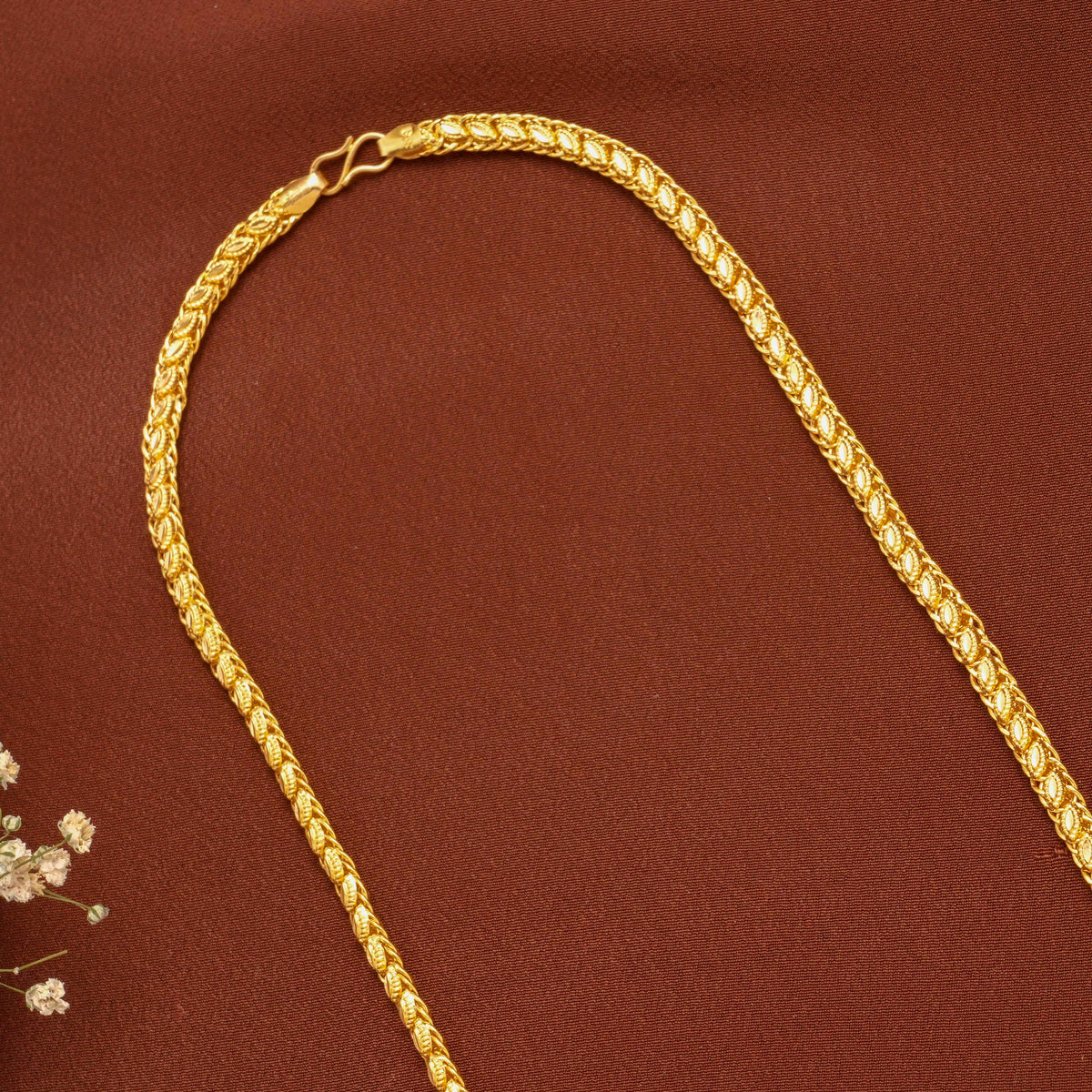 Premium Wheat Link Gold Chain
