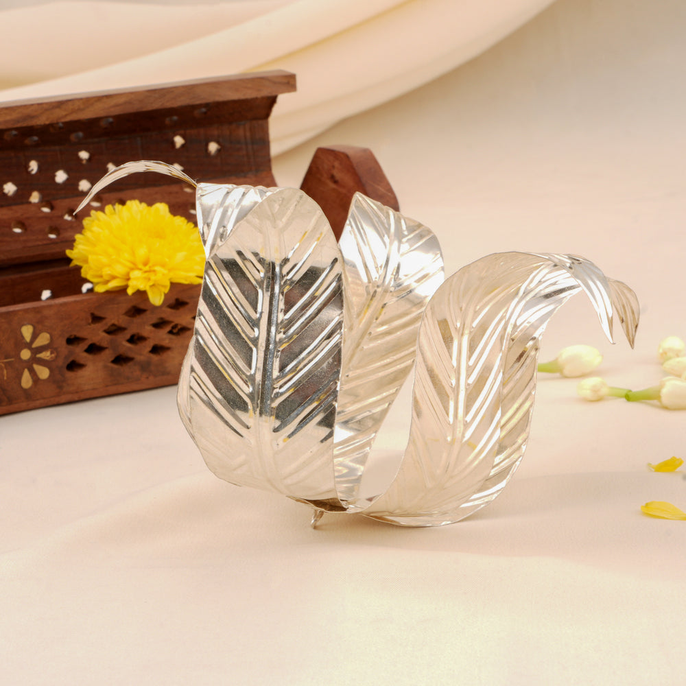 Leaf Shape Silver Kalasam