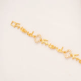 Lucky Friend Charm Silver Bracelet