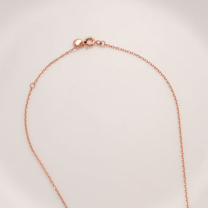 Royal Rose Gold Silver Pendant Chain