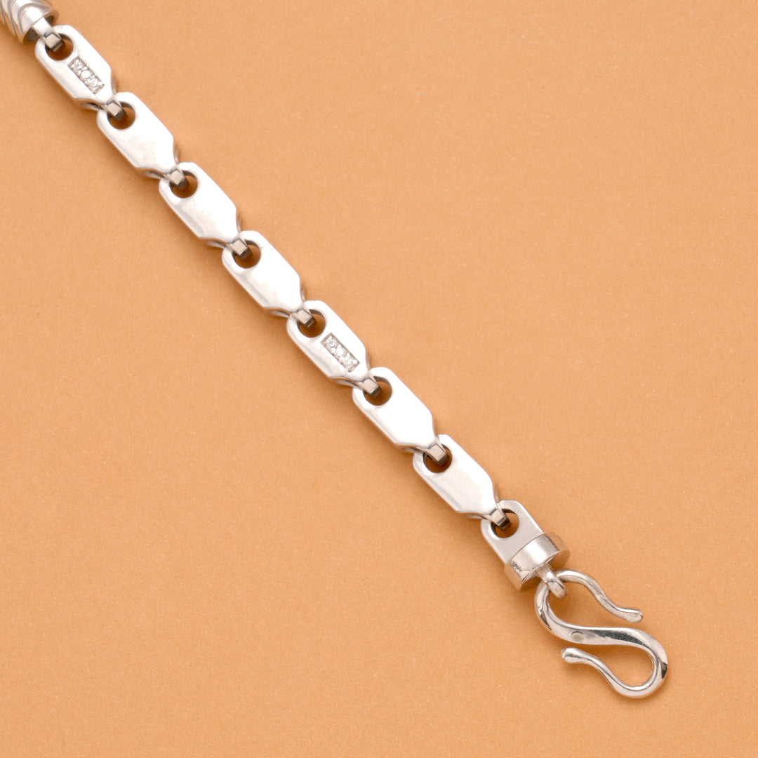 Premium Signature Silver Men’s Bracelet