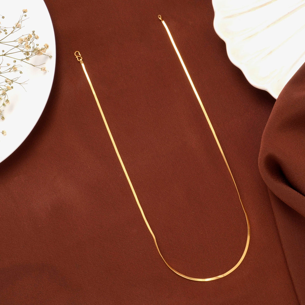 Simple Slim Sleek Gold Chain for Women