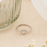 Timeless Heart Symbol Silver Ring