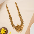Antique Peacock Lakshmi Bridal Golden Haram