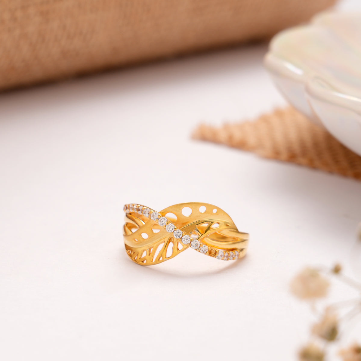 Classic Forever Loop Golden Ring