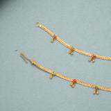 Classic Finely Enamel Gold Ear Chain