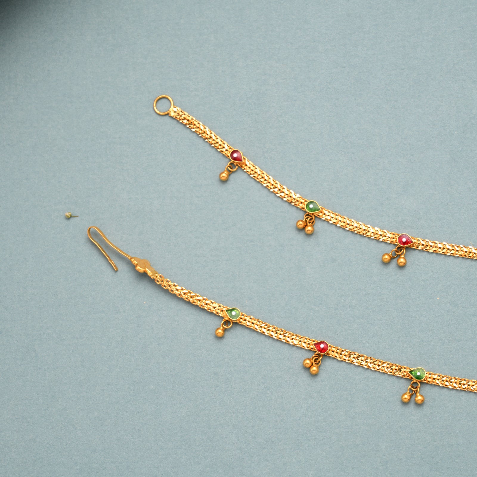 Classic Finely Enamel Gold Ear Chain