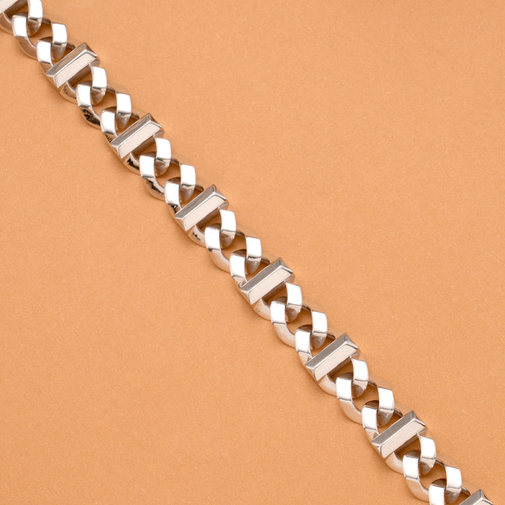 Modern Elite Men’s Silver Bracelet