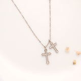 Modern Plus Symbol Silver Chain