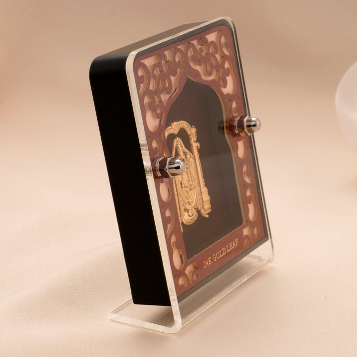 Gold Leaf Thirupati Photo Frame