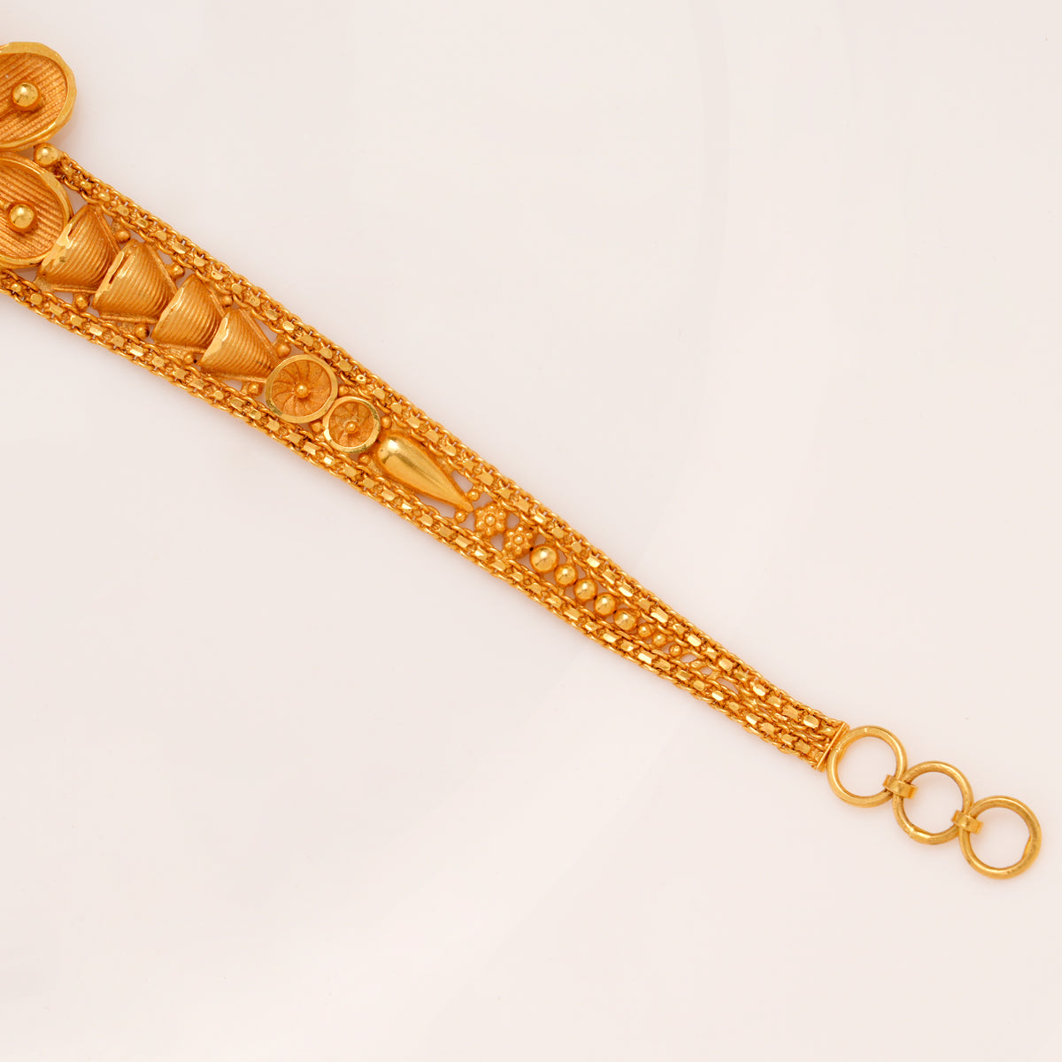 Blossom Flower Design Gold Bracelet for Women