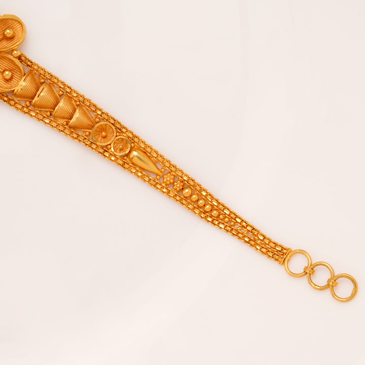 Blossom Flower Design Gold Bracelet for Women