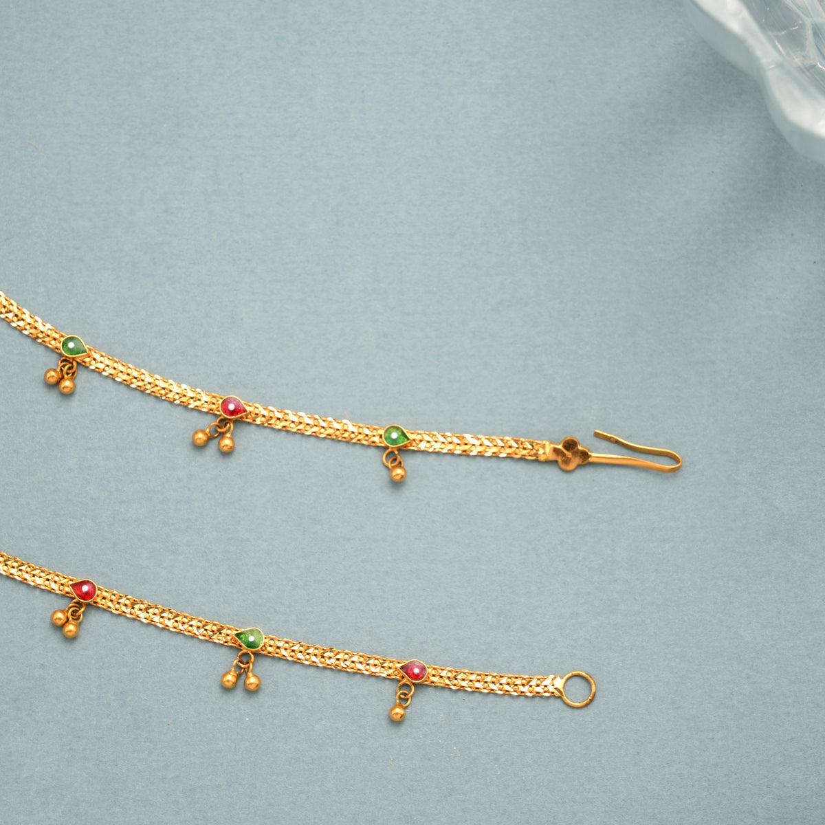 Classic Finely Enamel Gold Ear Chain