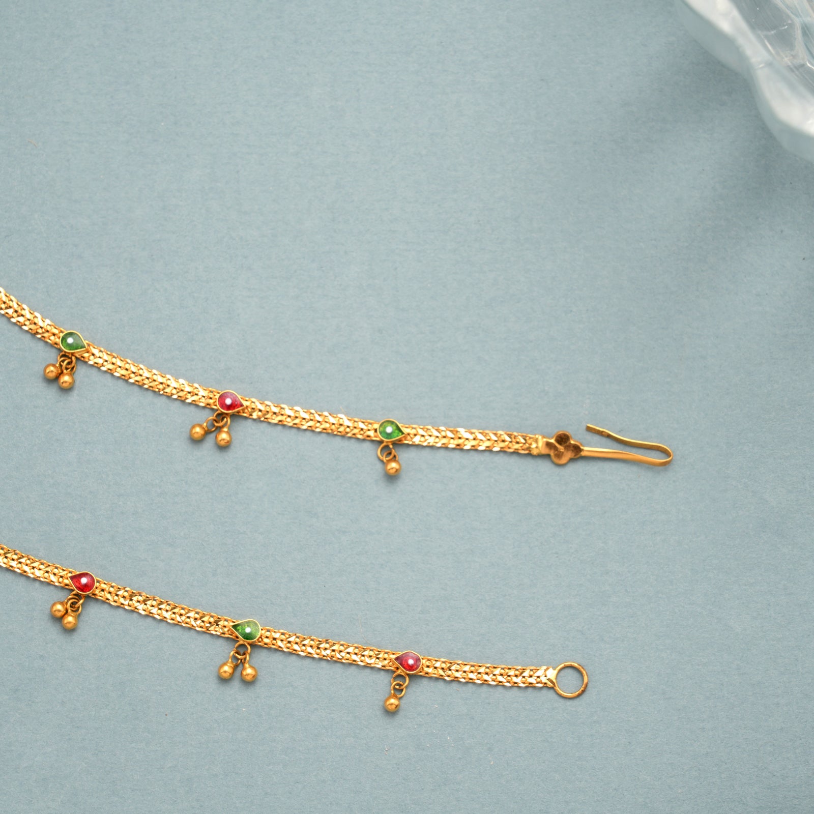 Classic Finely Enamel Gold Ear Chain