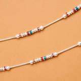 Classic Bead Chain Silver Anklet