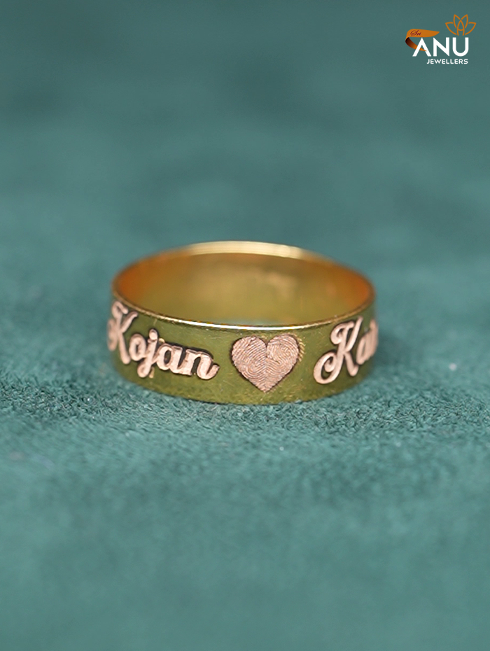 Heart With Name Ring