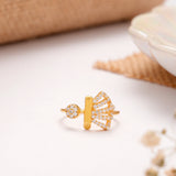 Open Shell Design Golden Ring