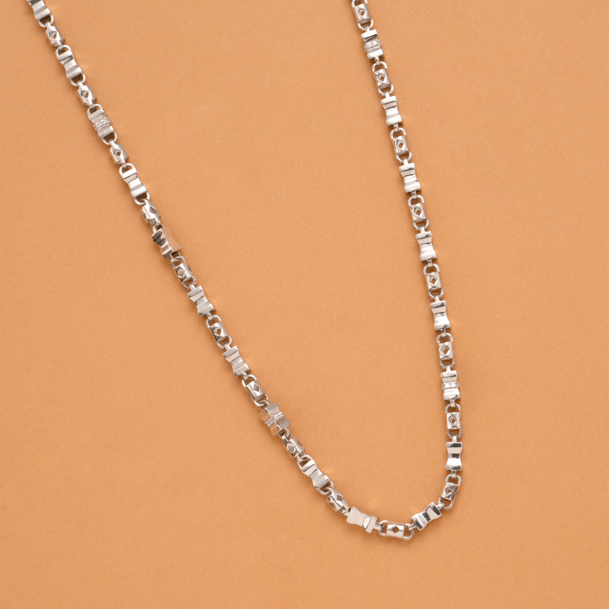 Mini Sleek Silver Box Style Chain