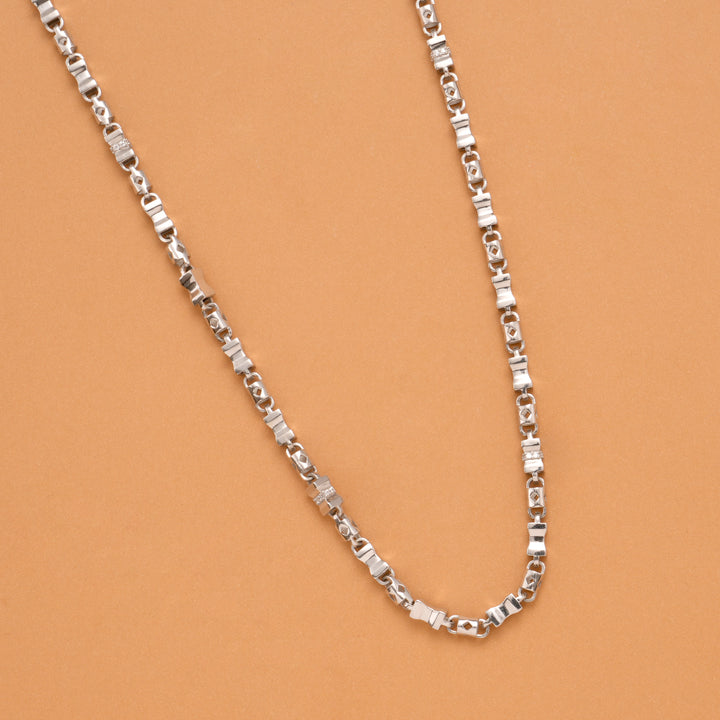 Mini Sleek Silver Box Style Chain