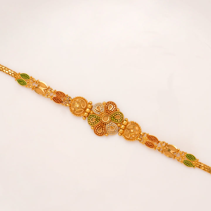Gorgeous Shell Design Gold Bracelet for Women
