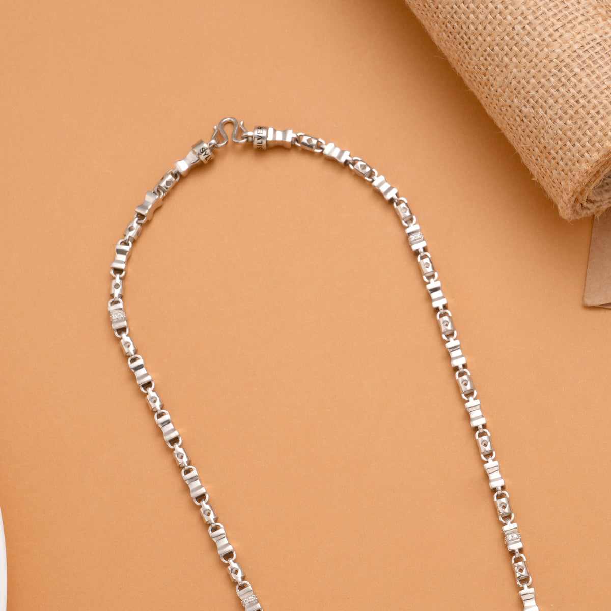 Mini Sleek Silver Box Style Chain