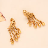 Multi Layer Golden Lakshmi Temple Necklace Set