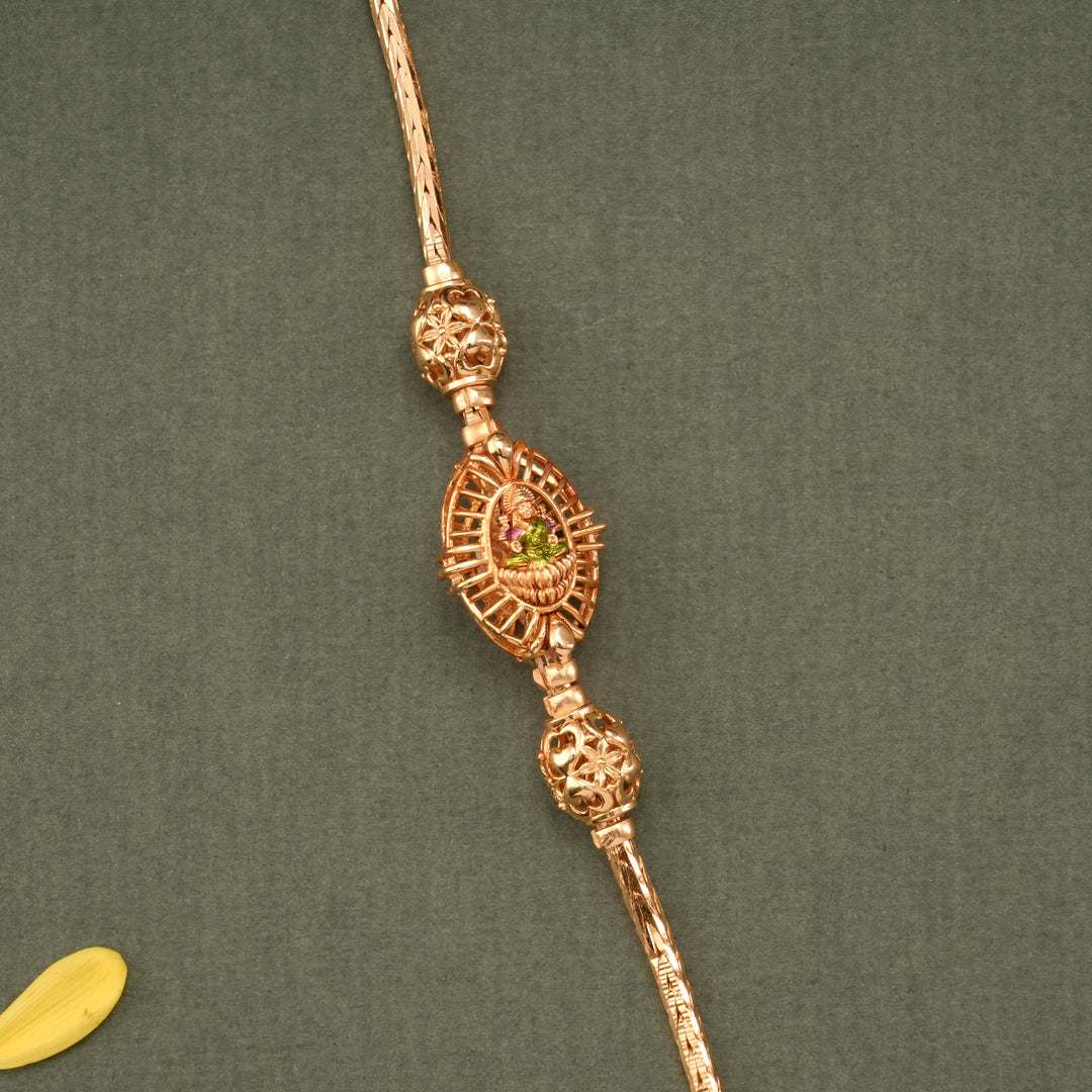 Elegant Lakshmi Nagas Mugappu Chain