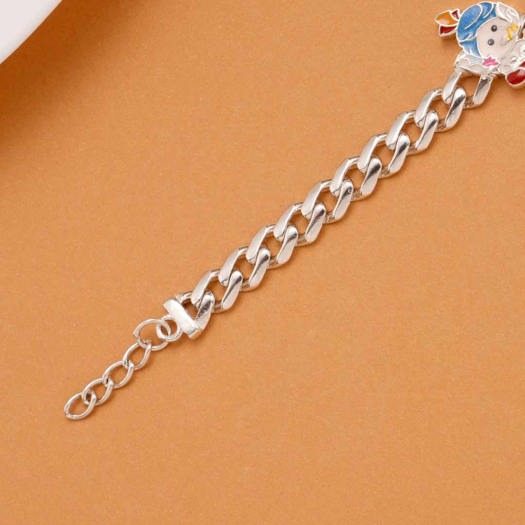 Divine Ganesha Silver Baby Bracelet