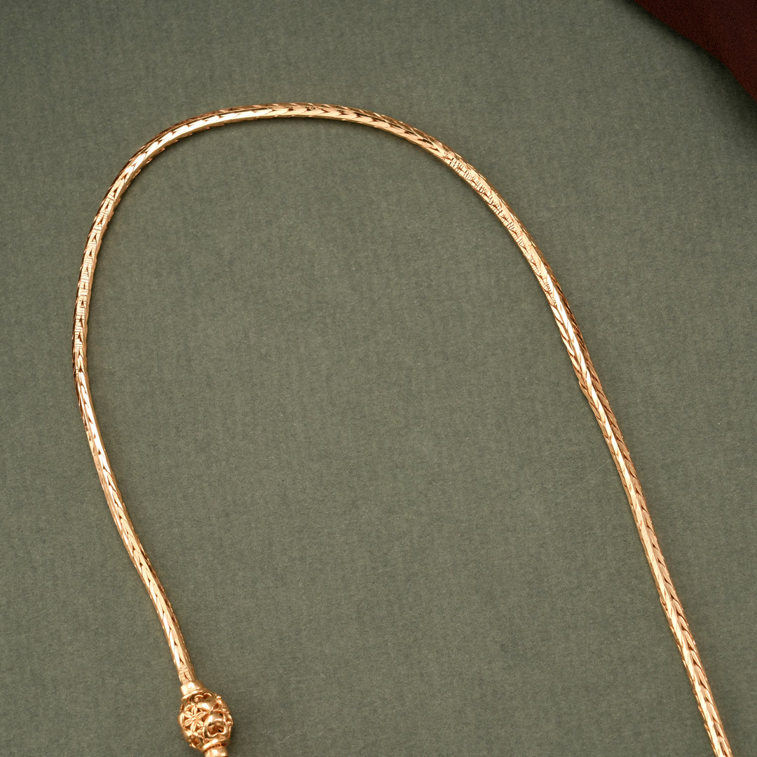 Elegant Lakshmi Nagas Mugappu Chain