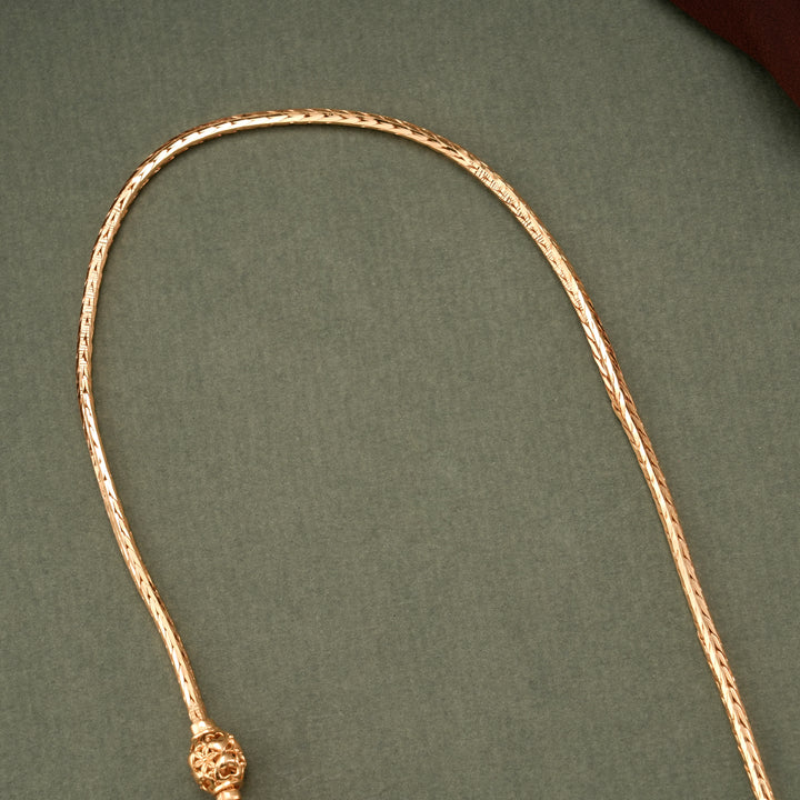 Elegant Lakshmi Nagas Mugappu Chain