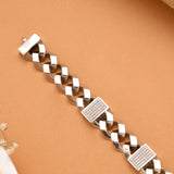 Titan Link Men's Silver Bracelet