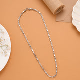 Mini Sleek Silver Box Style Chain