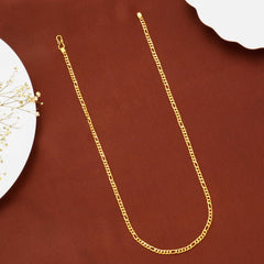 Classic Figaro Pattern Gold Long Chain