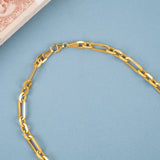 Heritage Paper Link Pattern Gold Chain
