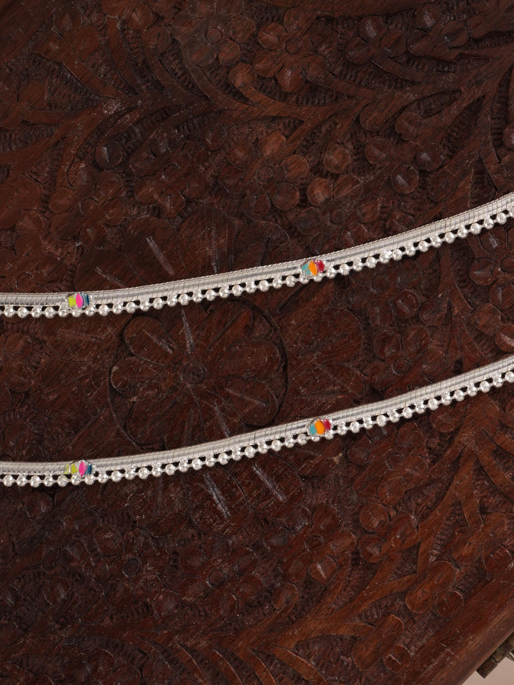 Gota Chandi Silver Anklet