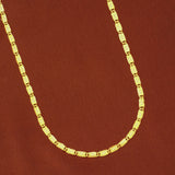 Modern Capsule Link Gold Chain