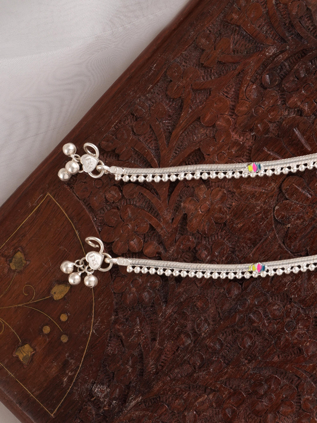 Gota Chandi Silver Anklet