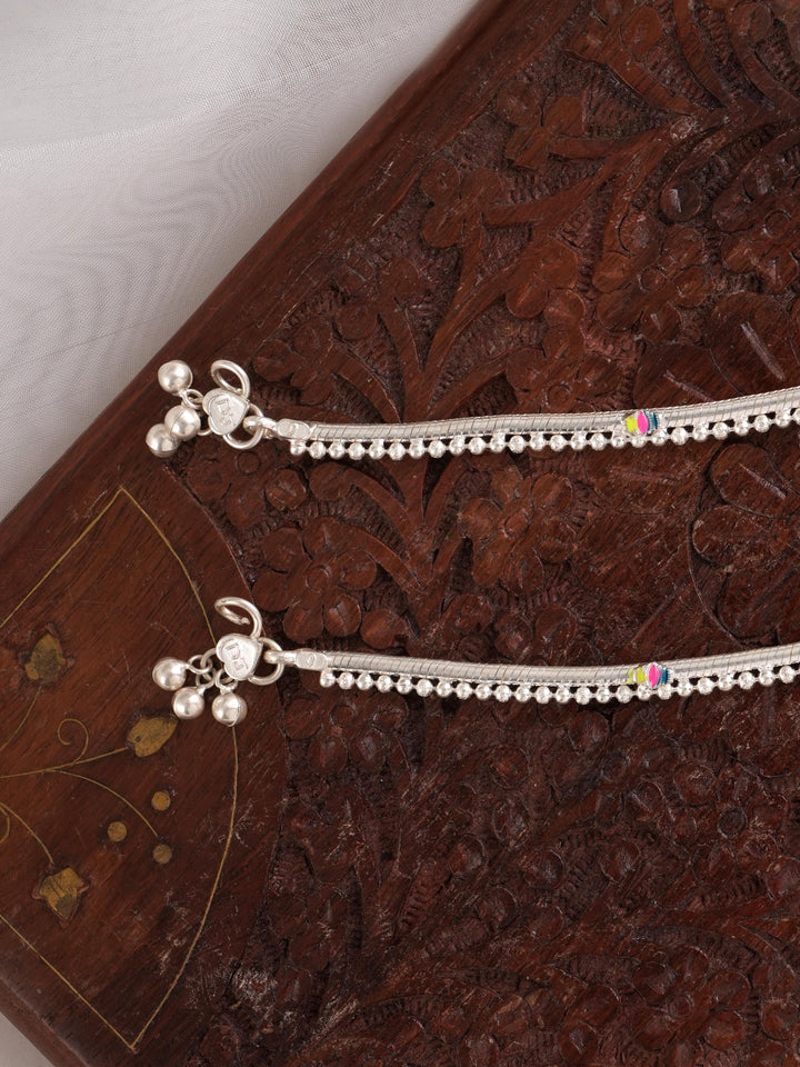 Gota Chandi Silver Anklet