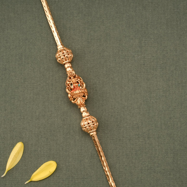 Royal Lotus Lakshmi Mugappu Chain