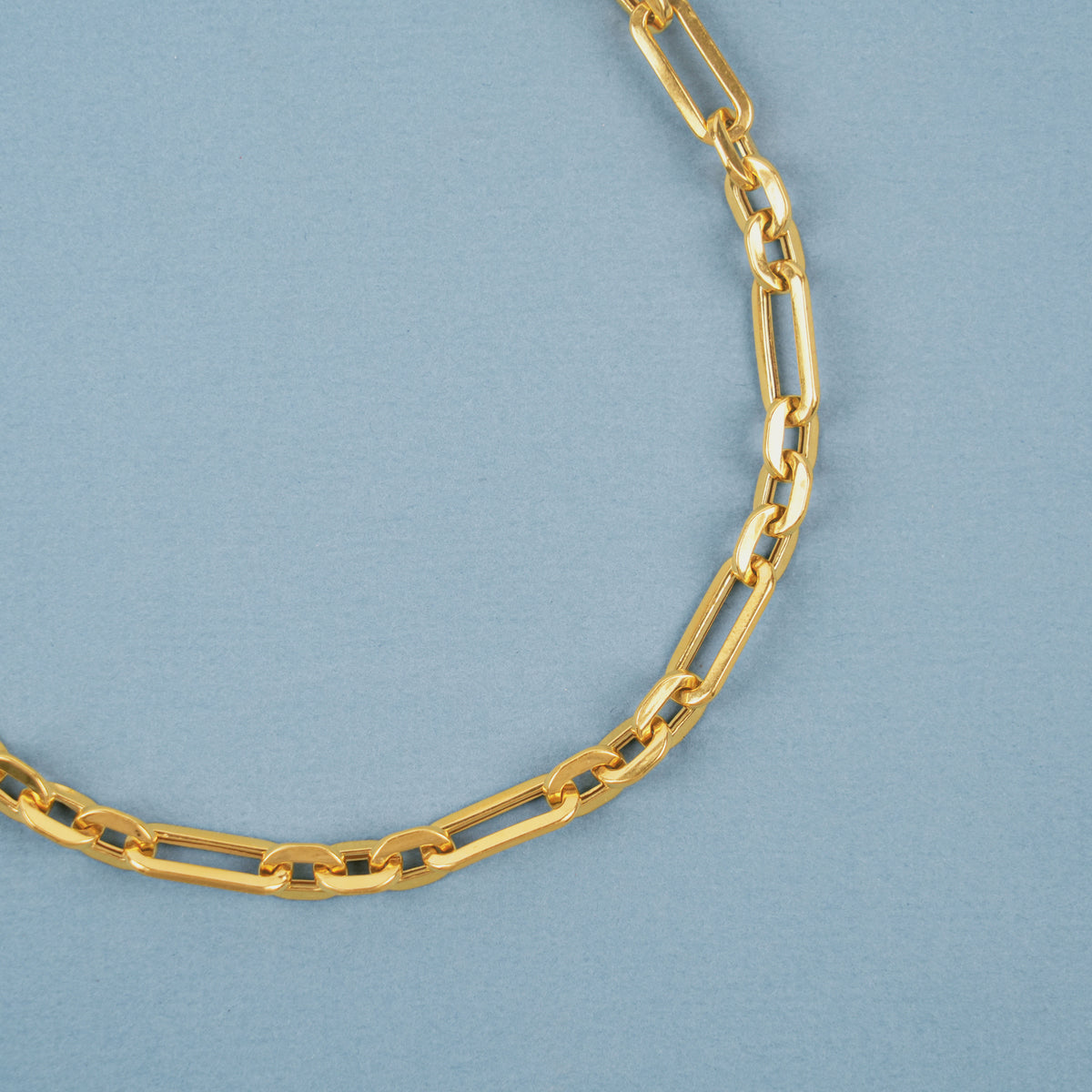 Heritage Paper Link Pattern Gold Chain