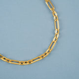 Heritage Paper Link Pattern Gold Chain