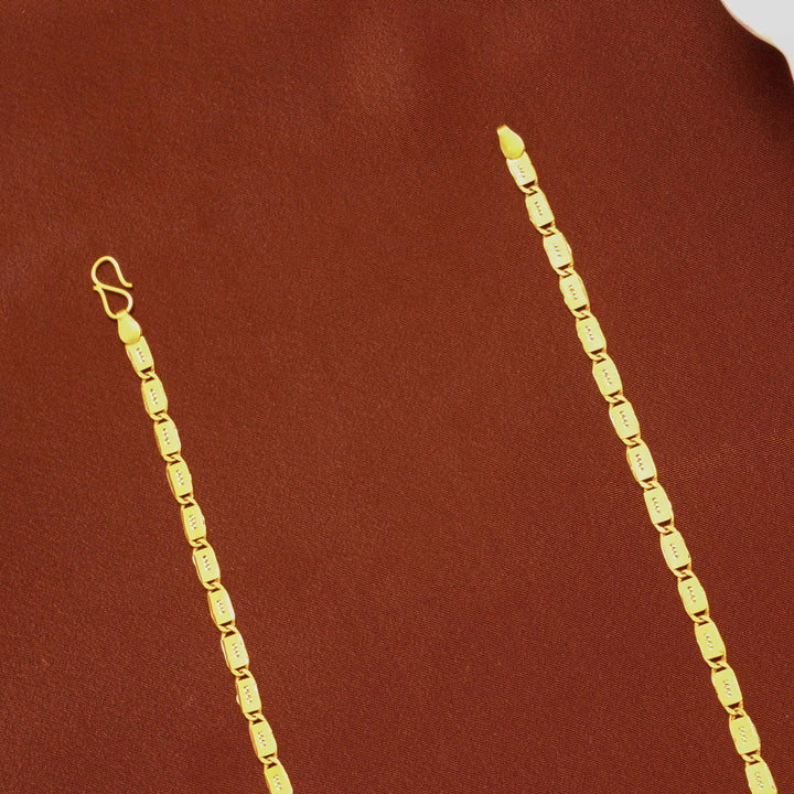 Modern Capsule Link Gold Chain