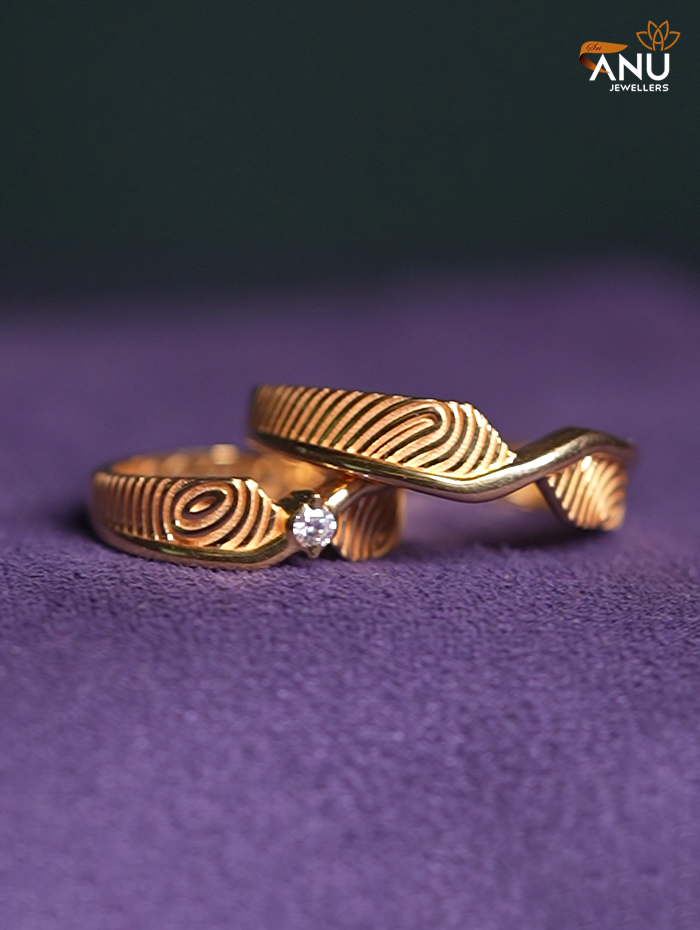 Hidden Infinity Fingerprint With Diamond Ring