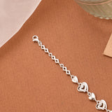 Inner Heart Stone Silver Women’s Bracelet