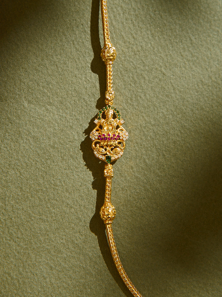 Lakshmi Vilas Ruby Mugappu Chain