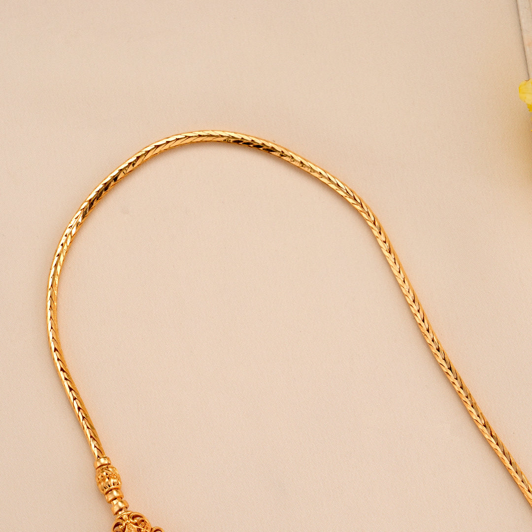 Nagas Lakshmi Gold Plated Mugappu Chain
