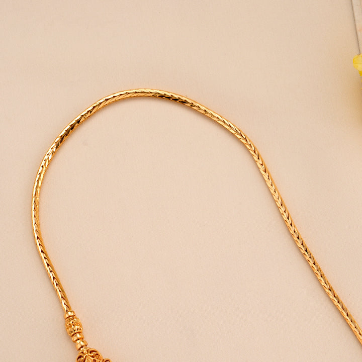 Nagas Lakshmi Gold Plated Mugappu Chain