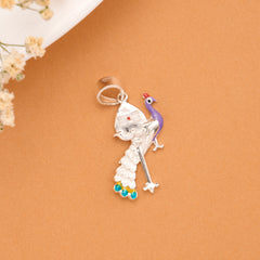 Divine Mayil Vel Silver Pendant